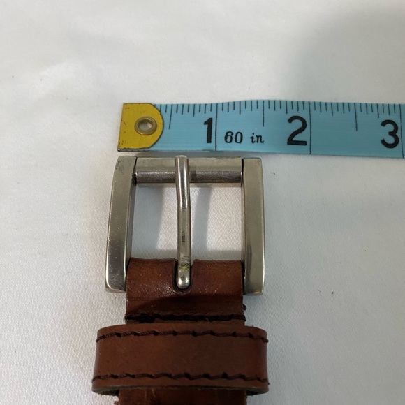 AIMEE LYNN Vintage Brown Women’s Leather Belt Leather Horseshoe bit Belt Sz M - Picture 15 of 16